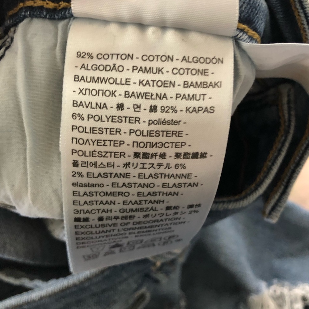 Levi’s 711 Skinny Distressed Jeans - Picture 7 of 13
